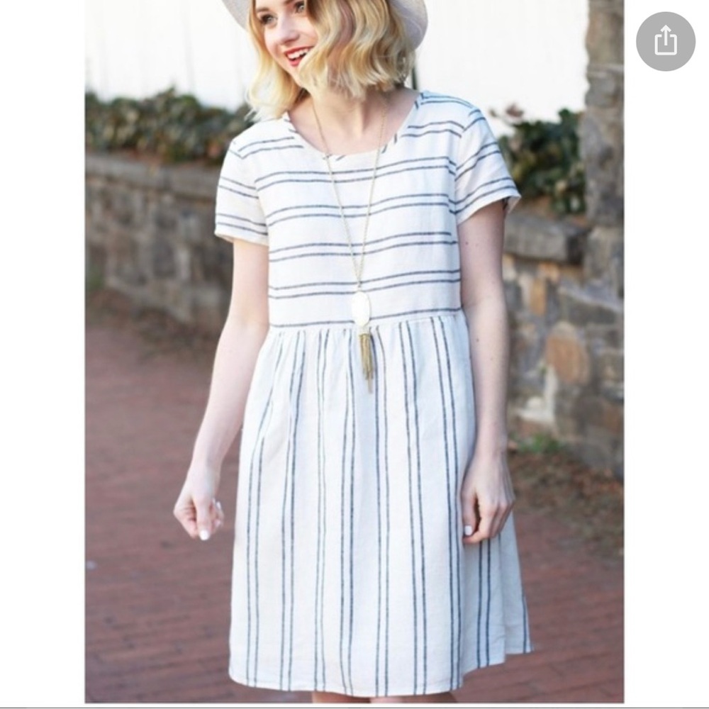 Old Navy Linen Babydoll Dress